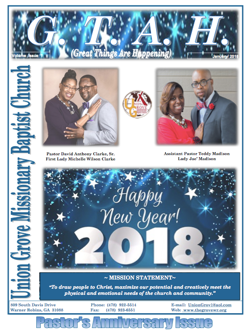 Latest G.T.A.H. Newsletter
