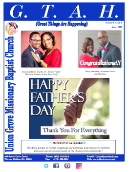 Latest G.T.A.H. Newsletter